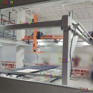 四轴装卸窑机械手 定点装卸 远程控制 全自动生产