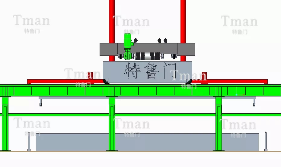 桁架机械手之轨枕搬运机械手结构图01