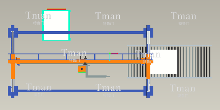 卸货机械手03 四轴桁架卸货机械手 载荷400kg 可定制
