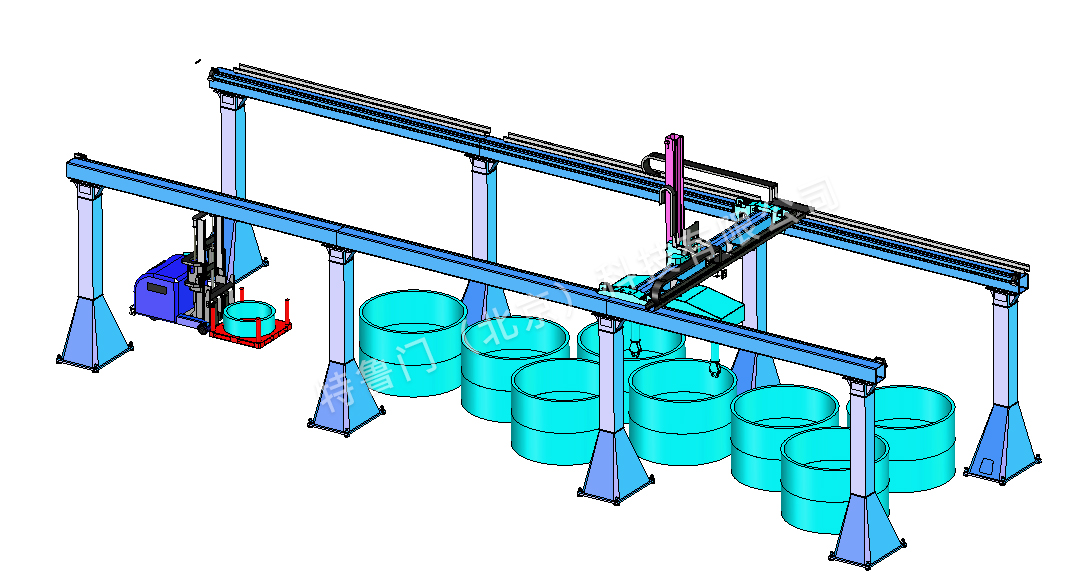 锻件上下料桁架机械手 锻件上下料桁架机械手
