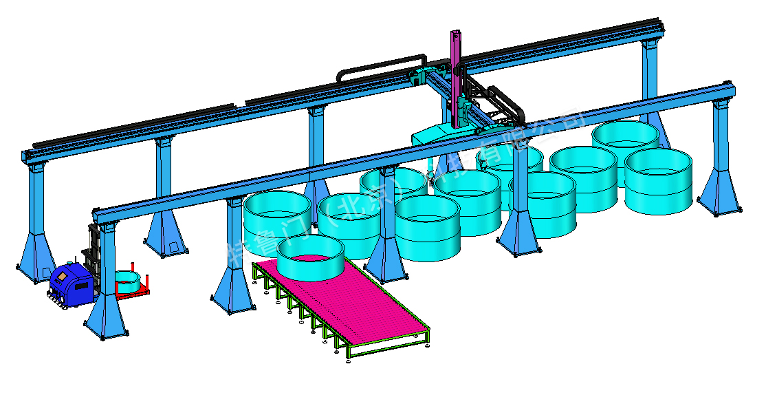 锻件上下料桁架机械手 锻件上下料桁架机械手