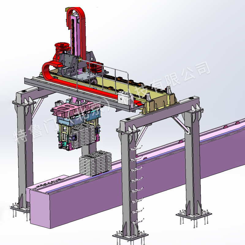 锌垛搬运桁架机械手 载荷1500Kg 可定制