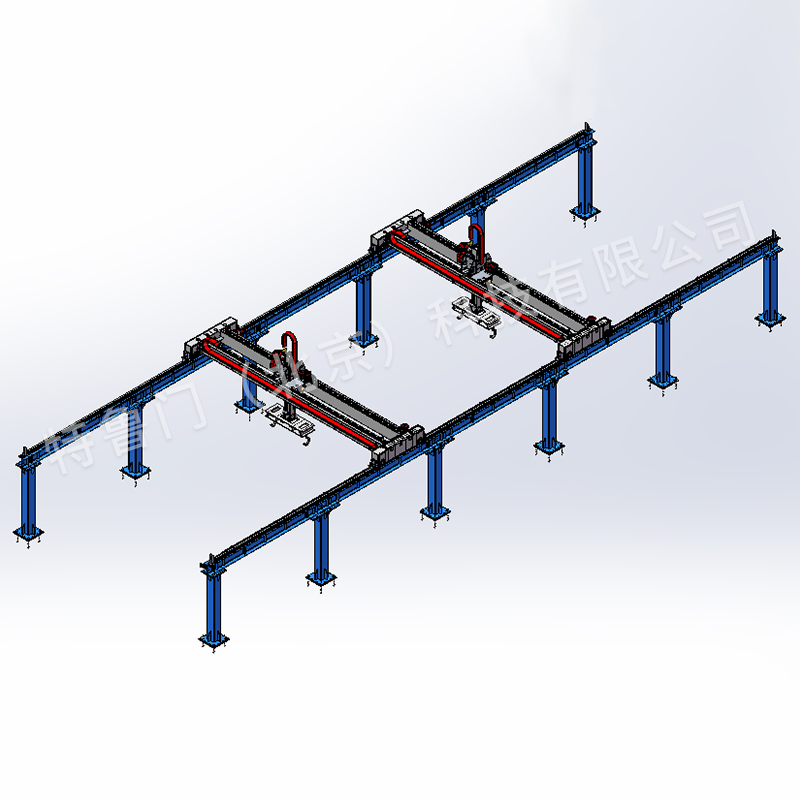 大行程铜箔卷搬运机械手 大行程铜箔卷搬运机械手 载荷3000kg 可定制