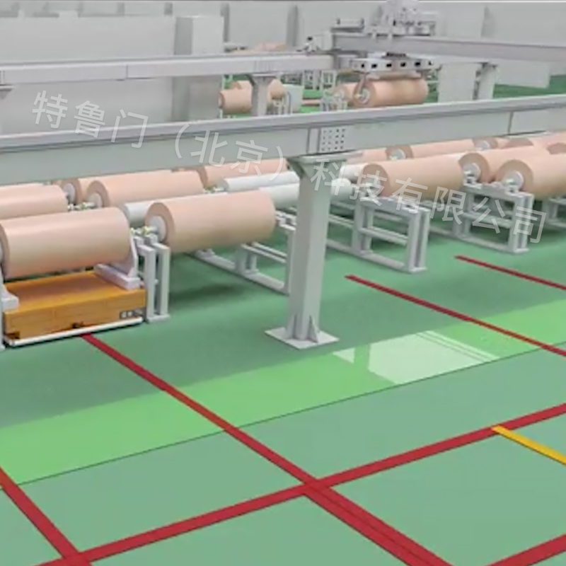 大行程铜箔卷搬运机械手 大行程铜箔卷搬运机械手 载荷3000kg 可定制