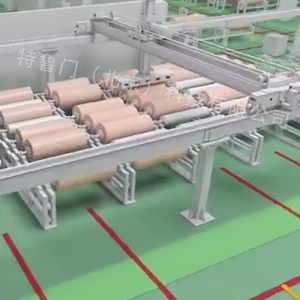 大行程铜箔卷搬运机械手 大行程铜箔卷搬运机械手 载荷3000kg 可定制