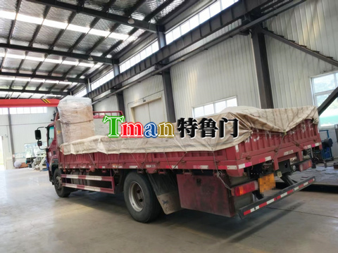 特鲁门研发的上下料桁架机械手开始装车发货