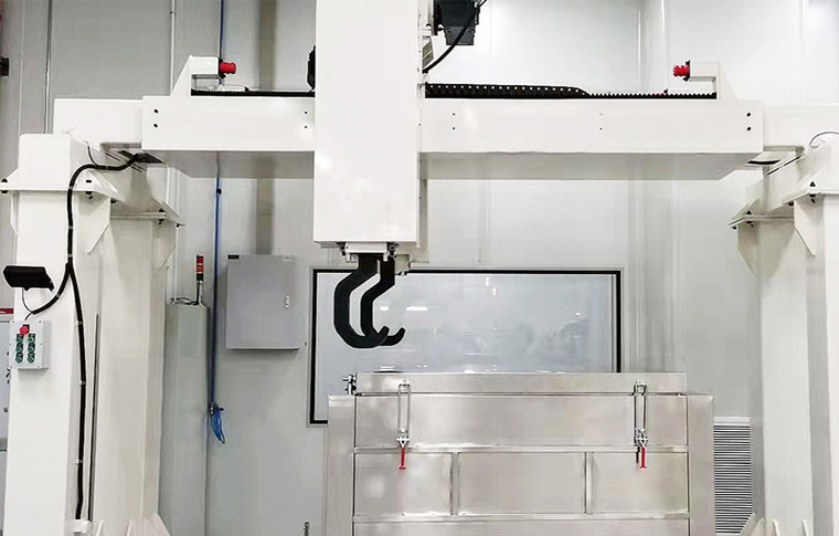 铜箔卷料搬运桁架机械手