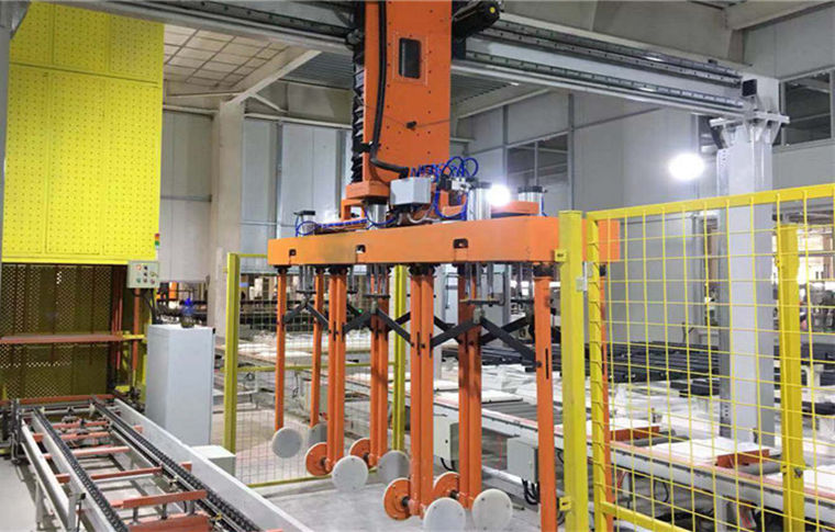 马桶转线搬运桁架机械手