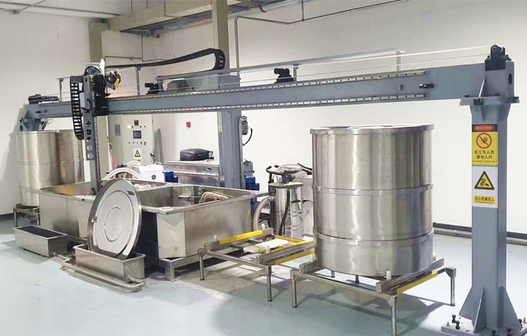 料桶盖清洗桁架机械手