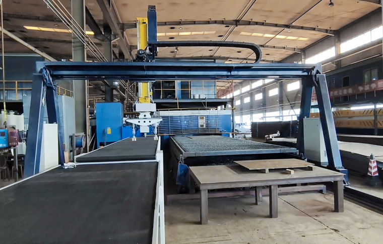 激光切割机下料龙门机械手